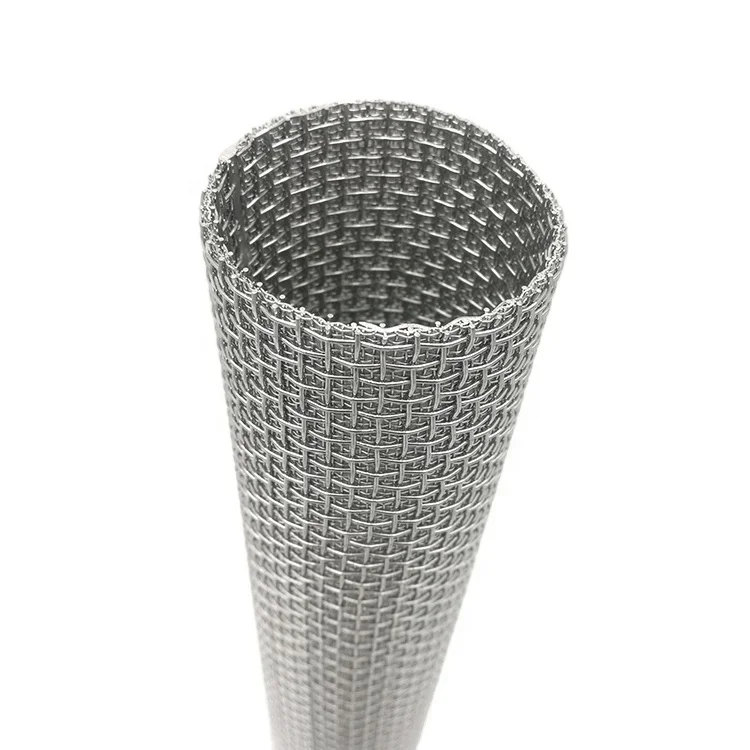 Stainless steel plain weave sintered wire mesh sand control filter for water or oil well