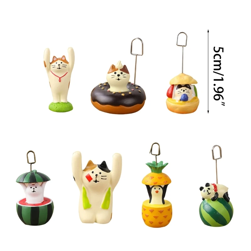 Симпатичные держатели для карт, держатель для записей, подставка для карт, фото, зажим для записей, держатель для свадебной вечеринки, таблицы, знака с именем