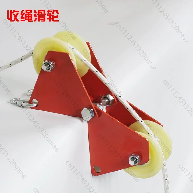High-Altitude Facade Safety Rope Protector Angle Sling Anti-Wear Device for Gondola Hoist Rope Pulley Rope Guard