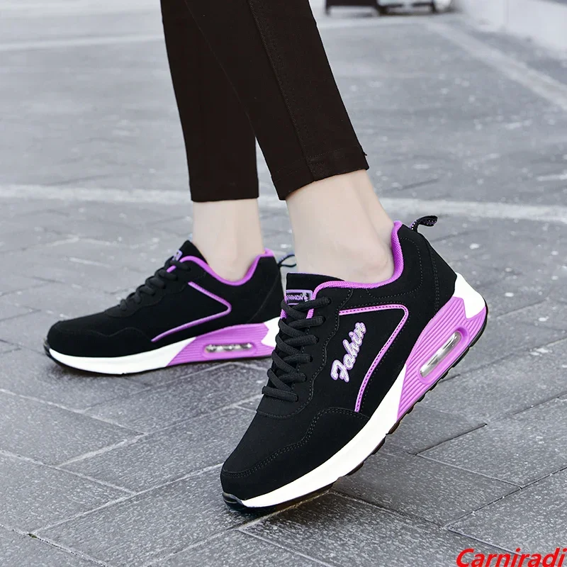 Fashion Cushioning Springback Athletic Running Shoes Women Big Size Baskets Sport Casual Sneakers Ladies Non-slip Jogging Shoes