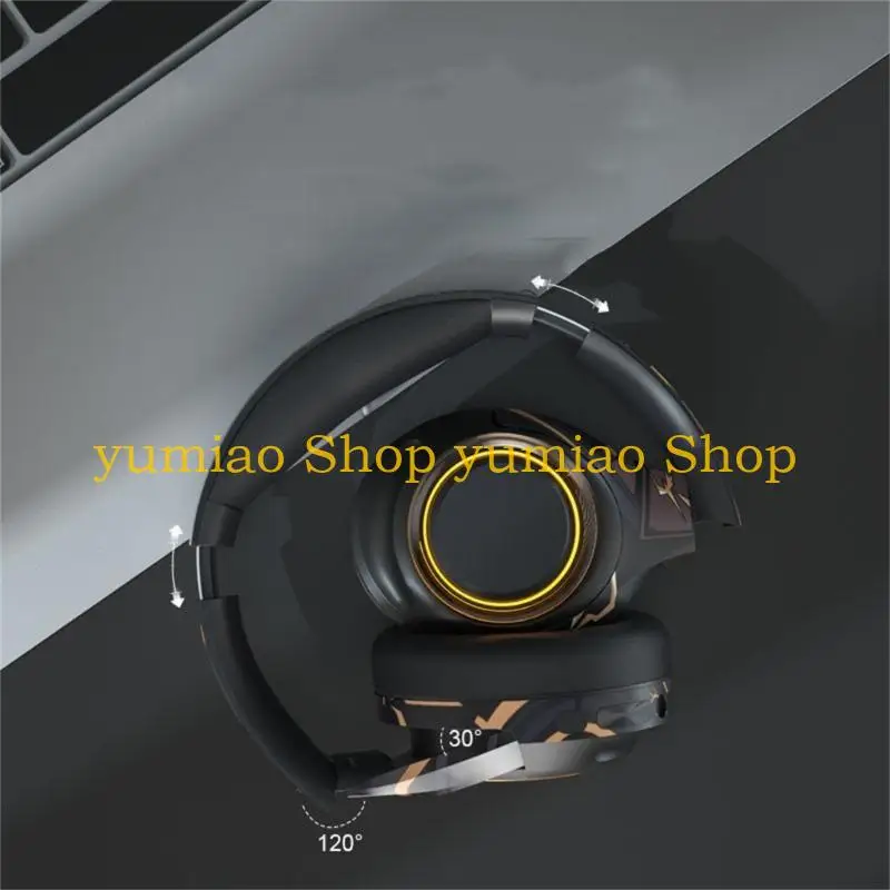 587B Wireless Gaming Headsets with Detachable Noise Cancelling Microphone Bluetooth-compatible Wireless Gaming Headphones