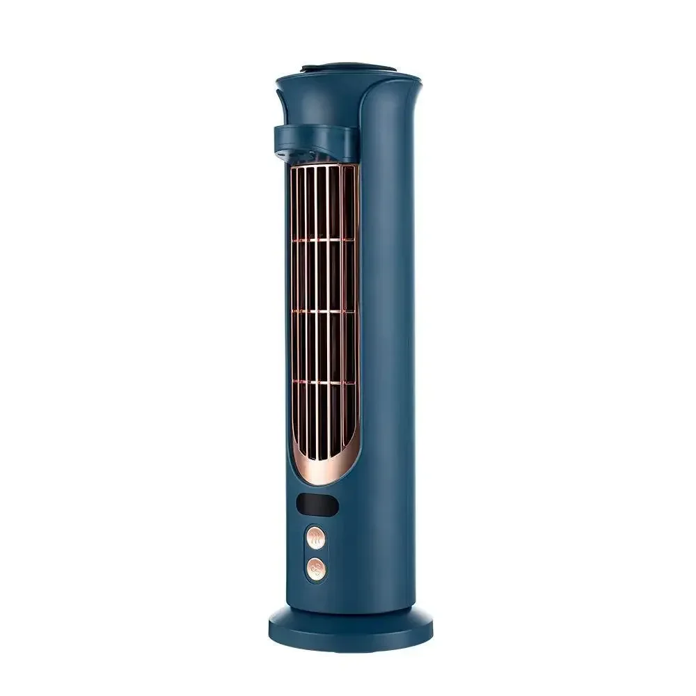 110V/220V  New Vintage Tower Fan with Water Cooling, Automatic Oscillation, and Humidifying Mist for Desktop and Tabletop