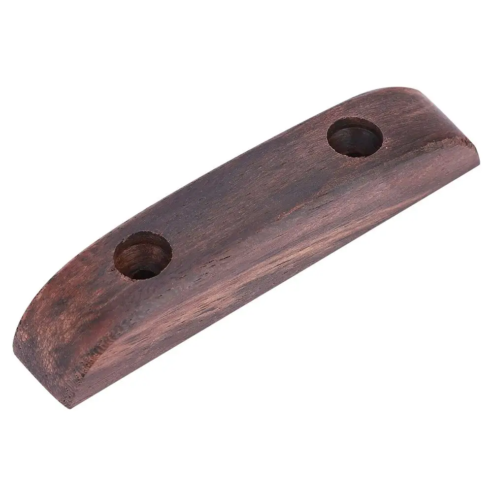 Rosewood Thumb Rest Set com parafuso de montagem, guitarra e baixo, 2pcs