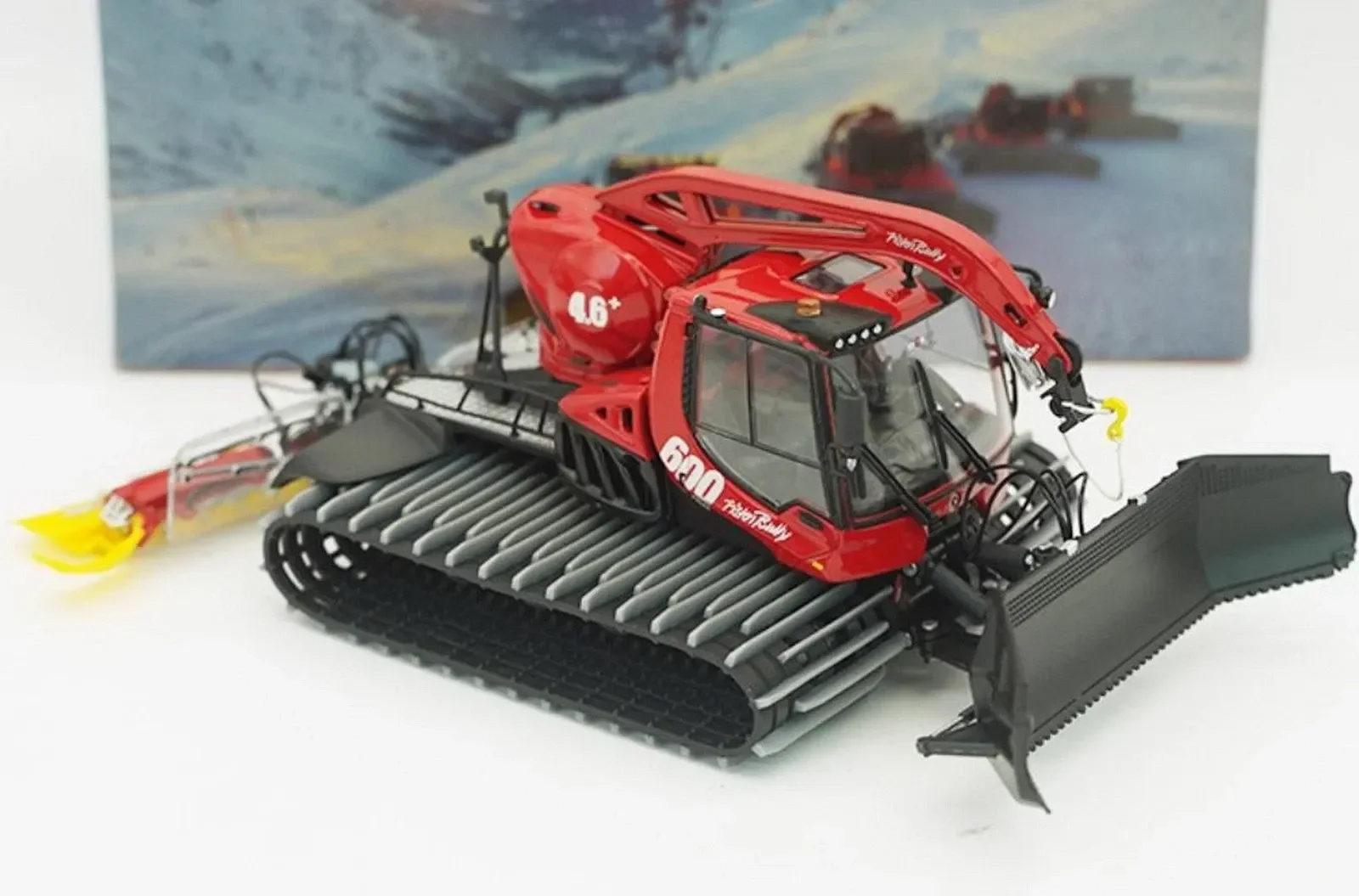 Escala 1/43 PistenBully 600 W Mudelo Diecast Modelo Pistilhas de Plástico Brinquedo Presente