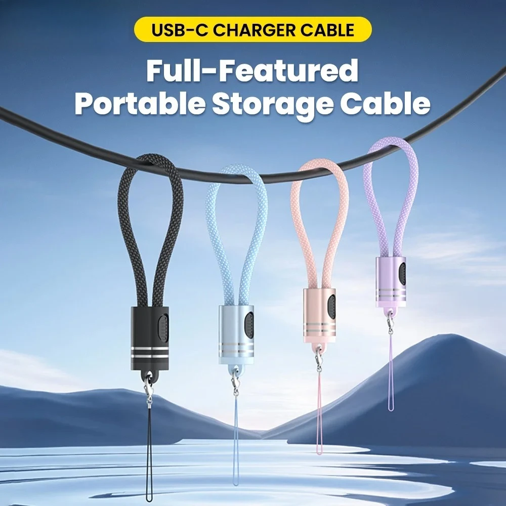 PD Short Type C To USB C Cable Fast Charging for Iphone 15 16 Samsung Xiaomi Power Bank PD20W USB C Lightning Cable