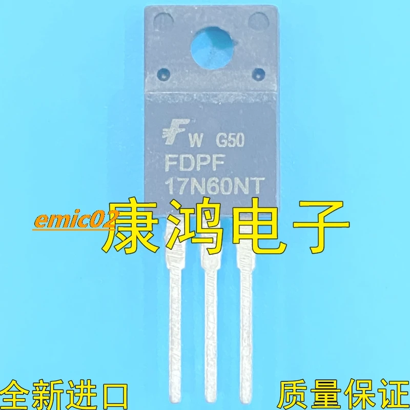 

10pieces Original stock FDPF17N60NT TO-220F MOS 17A 600V