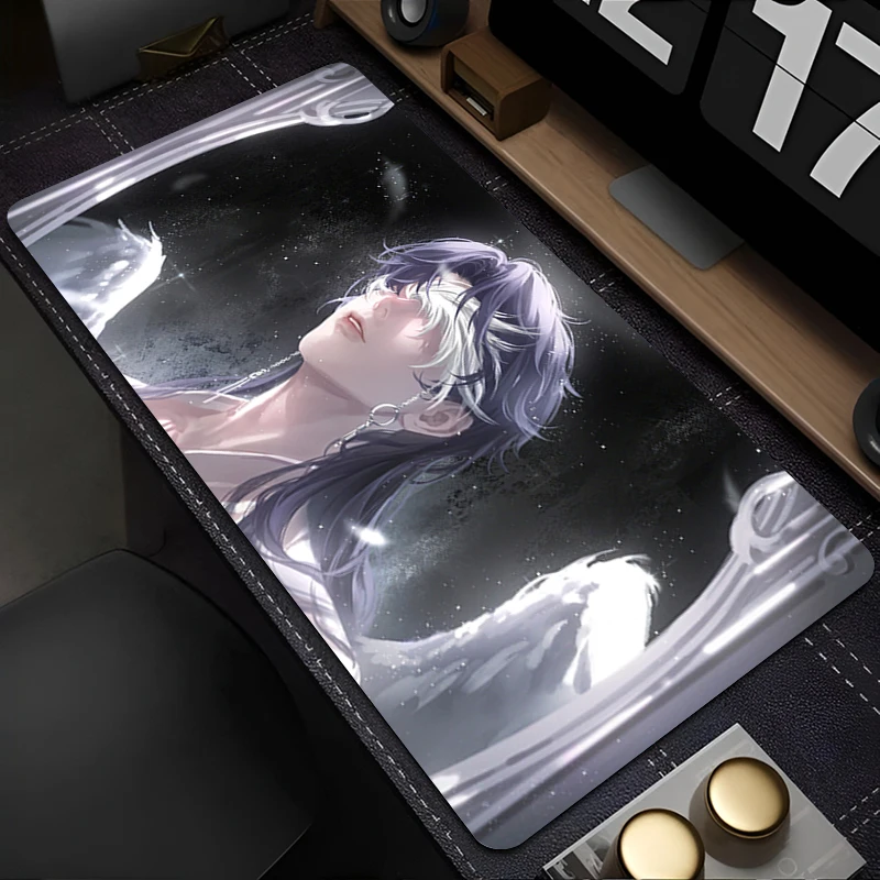 Mousepad PC Accessories Gaming Mouse Pad Non-slip Keyboard Pad Large Desk Mat L-love And Deepspace Rafayel Rubber Extended Pad