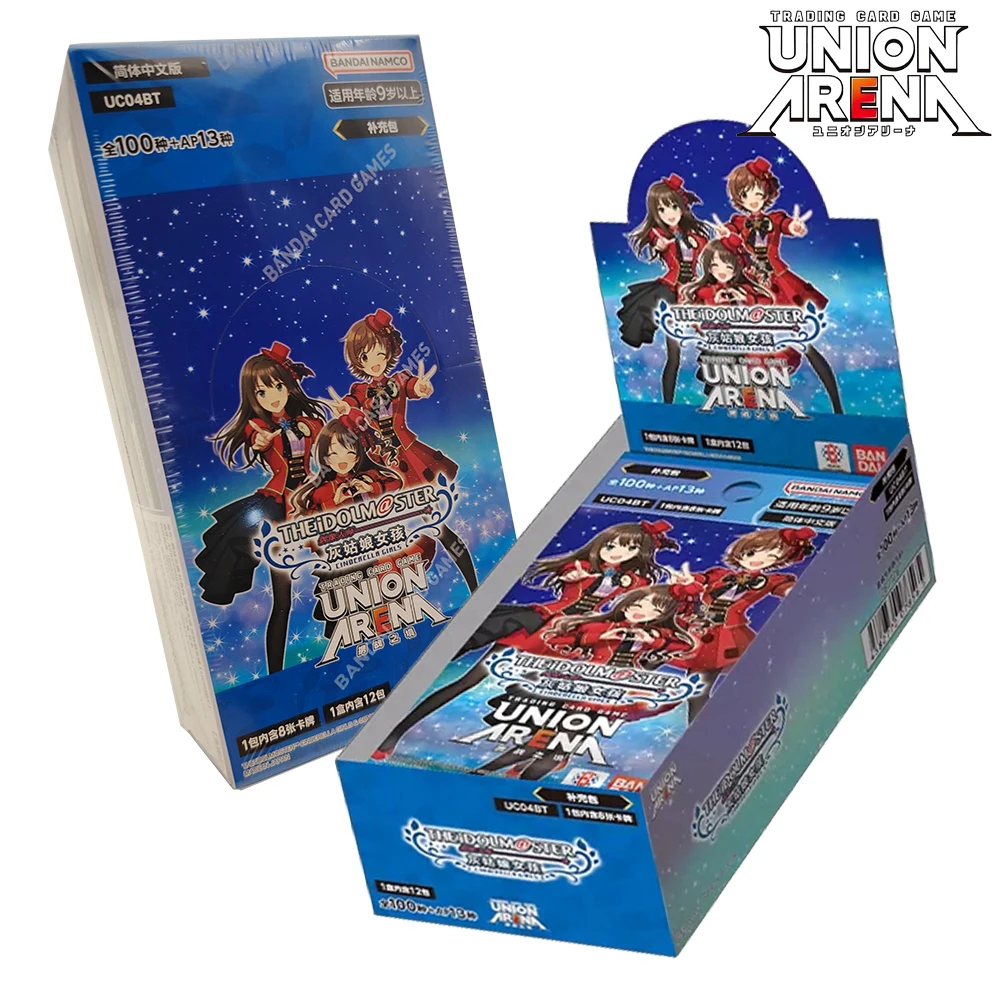 Union Arena Official Idol Master Exquisite Design Collection Card Japanese Game Anime Star Cinderella Girl‌ Creative Peripheral