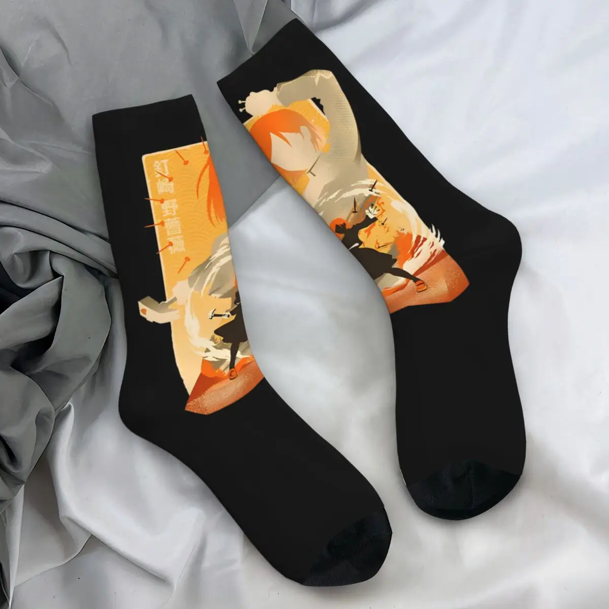 Jujutsu Kaisen Socks Funny Stockings Unisex Men Medium Soft Climbing Socks Autumn Design Anti Skid Socks