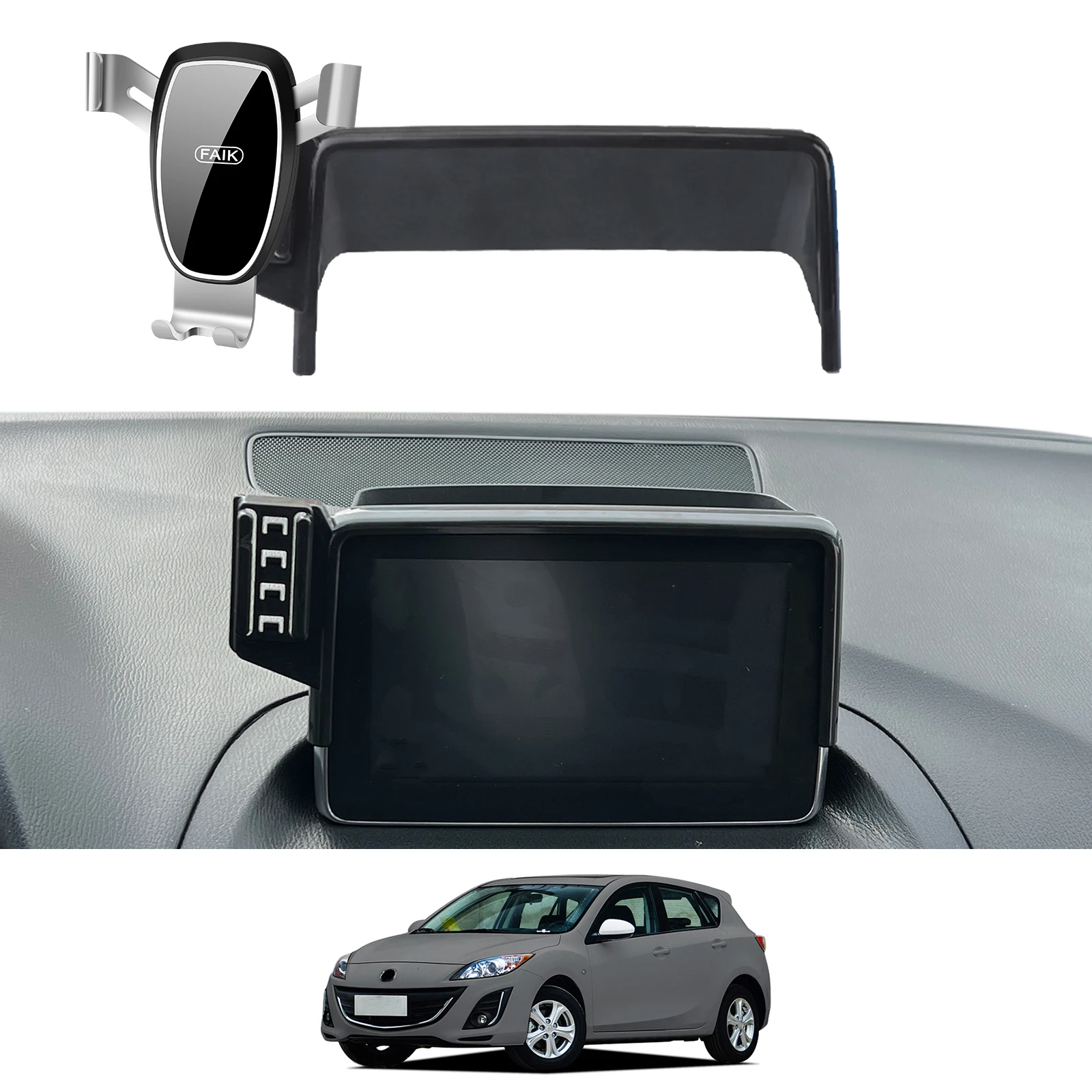 

Car Phone Holder for Mazda 3 Mazda3 BM BN 2014-2016 GPS Bracket Navigation Stand Auto Accessories