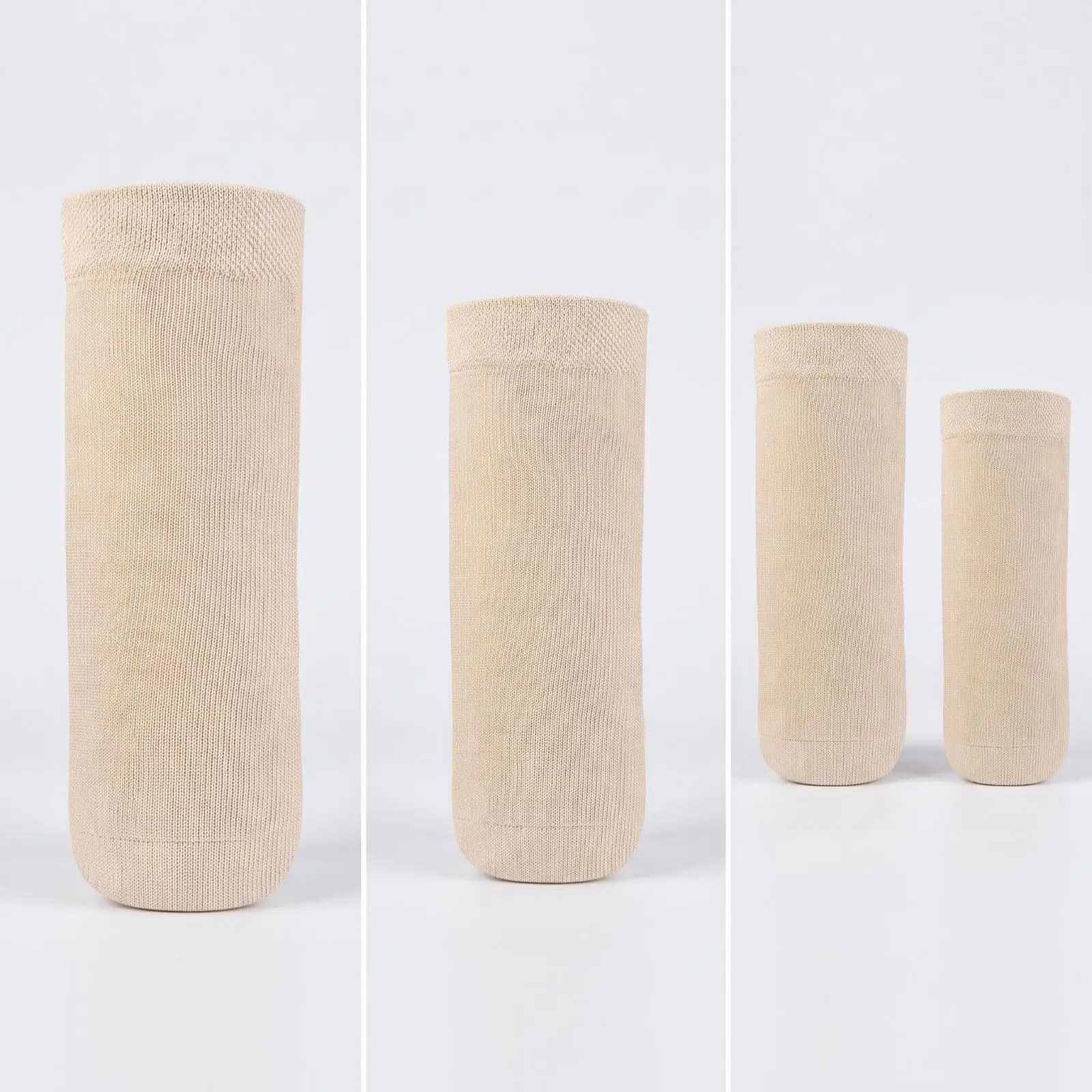 Prosthetic Limb Gel Liner for Below Knee Amputee with Wear Resistant Surface and Flexible TPE Padding