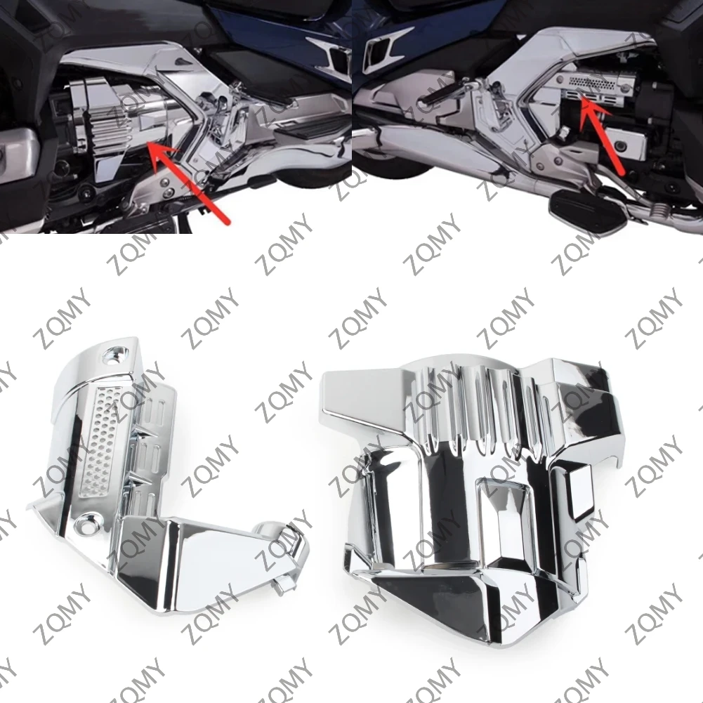 GL 1800 2Pcs ABS Motorcycle Engine Sides Decorative Covers Parts For Honda Gold Wing GL1800 2018 2019 2020 2021