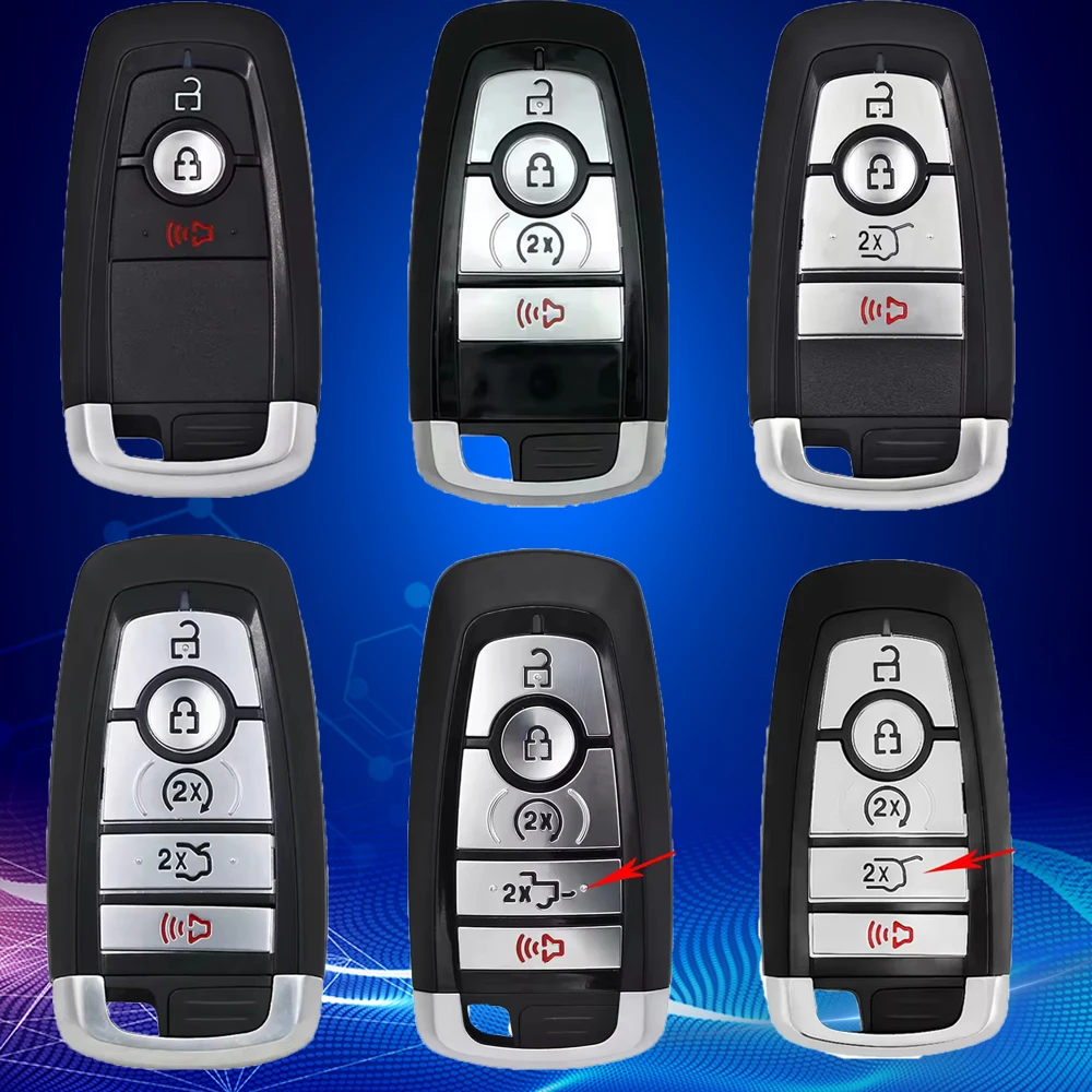 

KEYECU Replacement Smart Promixity Remote Key FOB 434MHz ID49 M3N-A3C10839 for Ford F Series xpedition Explorer Mustang 2023 24
