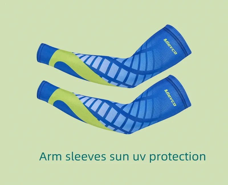 Icy Silk Sun Protection Sleeve With Various Styles Of Arm Sleeves Outdoor Sports Cycling Fishing Sleeves Summer Warmers