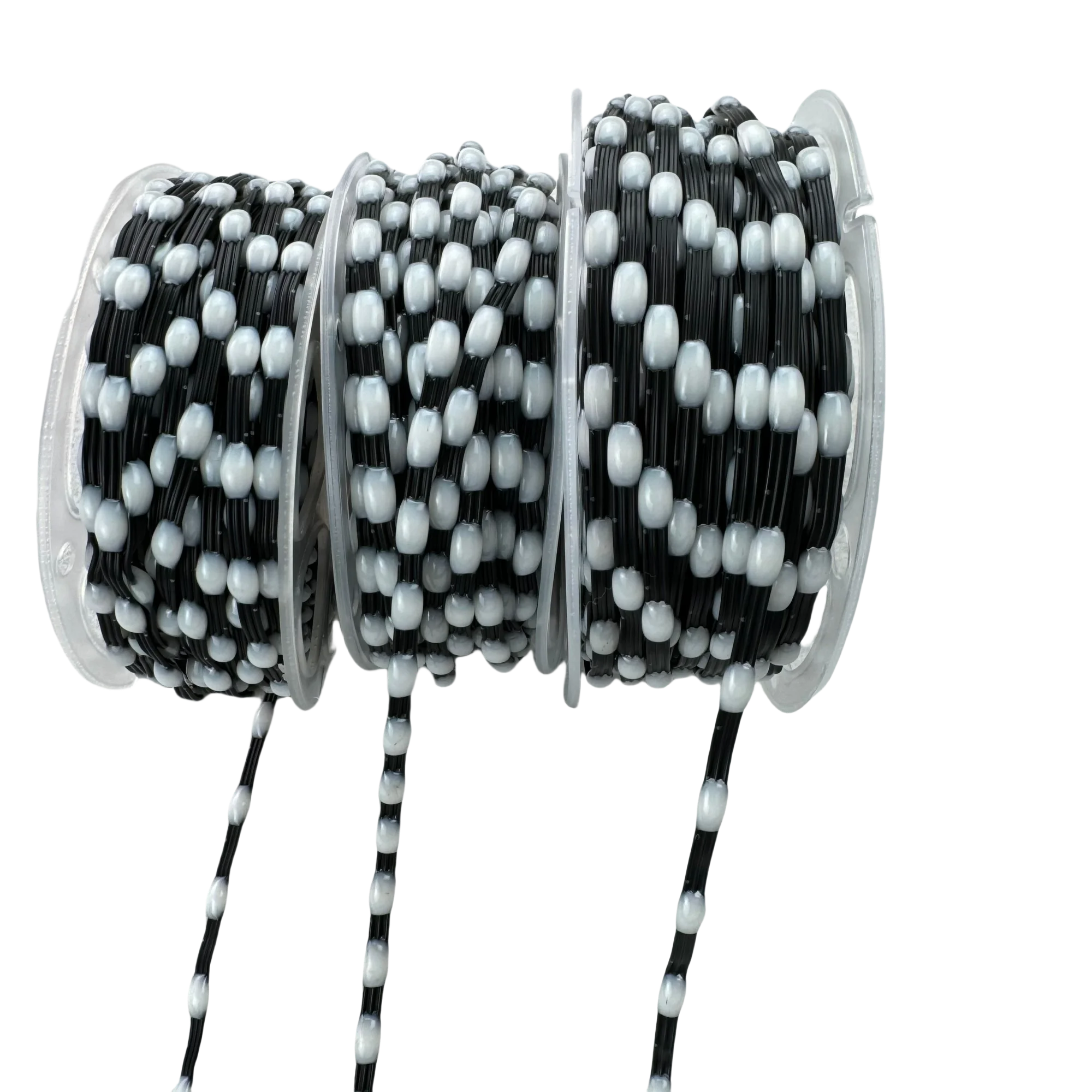 DC5V/12V 1000ct Pixels 1.5cm-20cm Pitch WS2811 LED Seed Pixel String Light RGB IC Addressable Full Color IP67 3Pin Black Wire