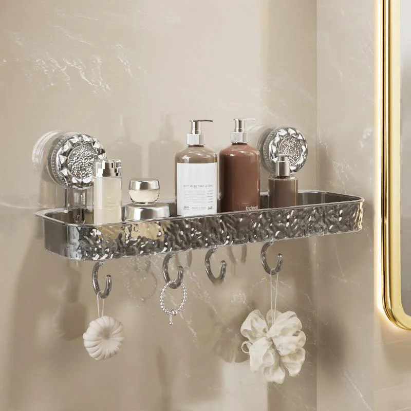 

Suction Cup Rack Bathroom Shelf Punch-free Toilet Wash Basin Hanging Basket Wall-mounted Storage Rack