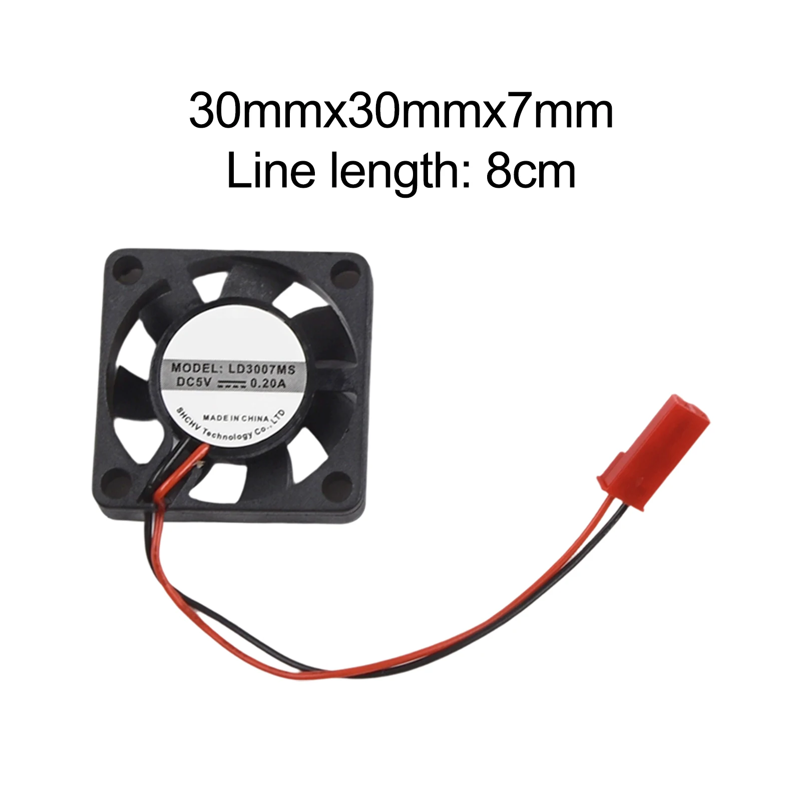 Robotic Projects Fan Cooling Solution Black 5V Cooling Fan All-in-one Connector Plastic Material Optimal Cooling