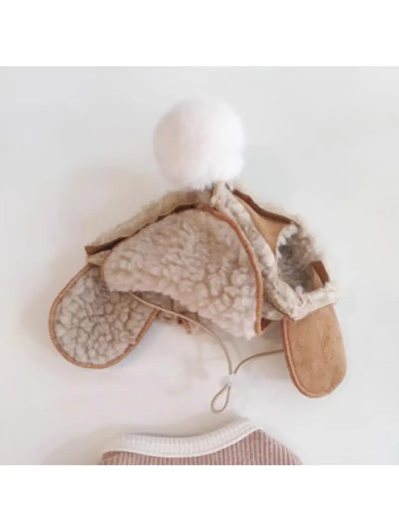 Yorkshire Terrier Dog Hat Winter Ear Exposure Autumn Winter Teddy Warm Headwear Maltese Dog Headgear Pet Accessories Baseball...