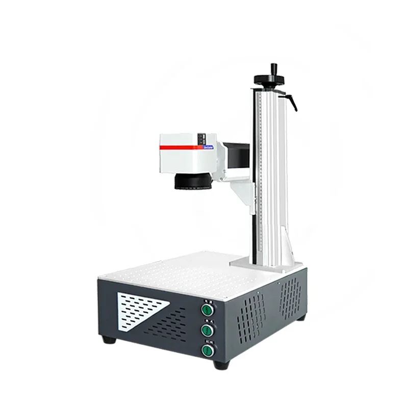Marking Machine Fiber Optic Fiber Metal Industrial Engraving Machine Coding Engraving UV Leaf Nameplate Plastic Hardware