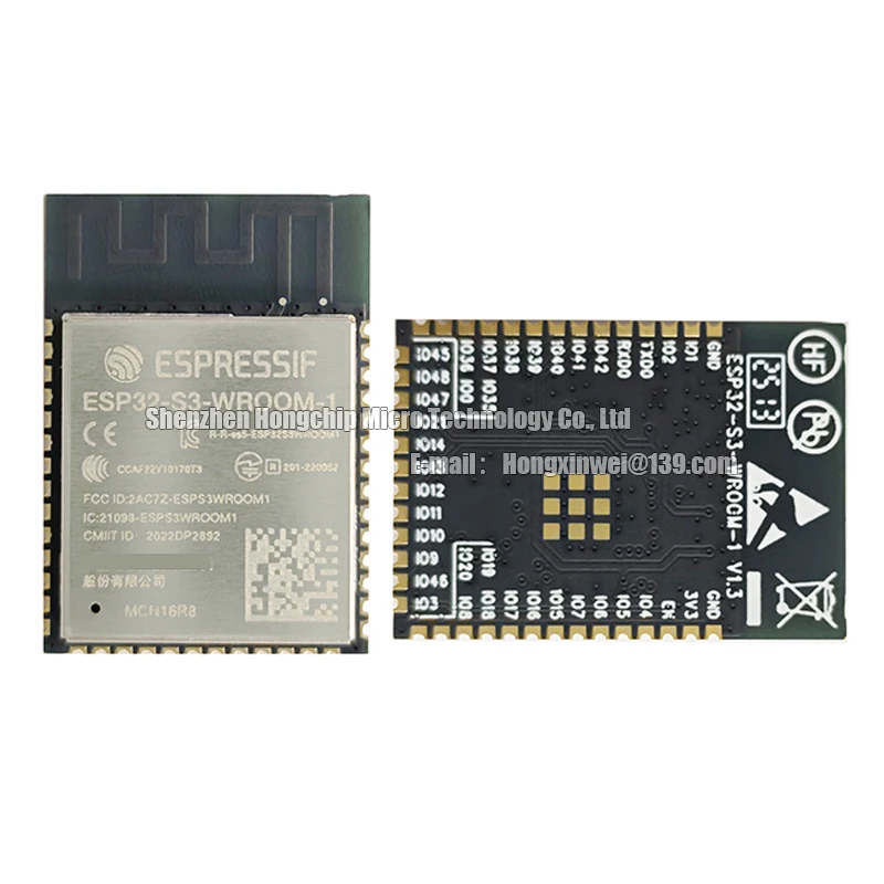 ESP32-S3-WROOM-1-N16R8 N16R2 N4R2 N4R8 N8R2 N8R8 N4N8 N8 N16 Module Core Board Flash PSRAM Dual Core 240MHz Image Processing
