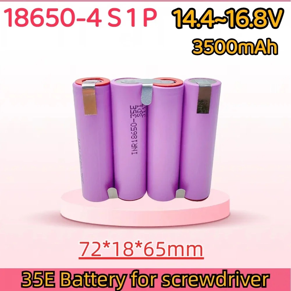 2 s1p 3 s1p 4 s1p 5 s1p 6 s1p 18650 3500mAh wiertarka elektryczna 7.2V 10.8V 18V 21.6V akumulator litowy wielokrotnego ładowania wkrętak elektryczny