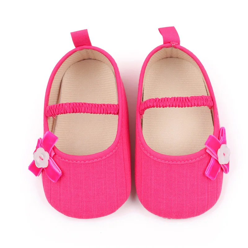 Spring flower single toddler shoes cotton princess shoes baby toddler shoes directly from the manufacturer BYQ3153