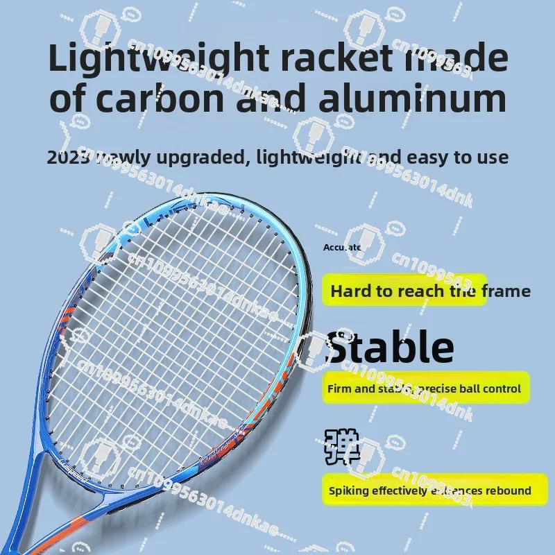 Tennis Trainer Single Player with Line Rebound Self-training Artifact Beginner College Student Tennis Racket Carbon Children's