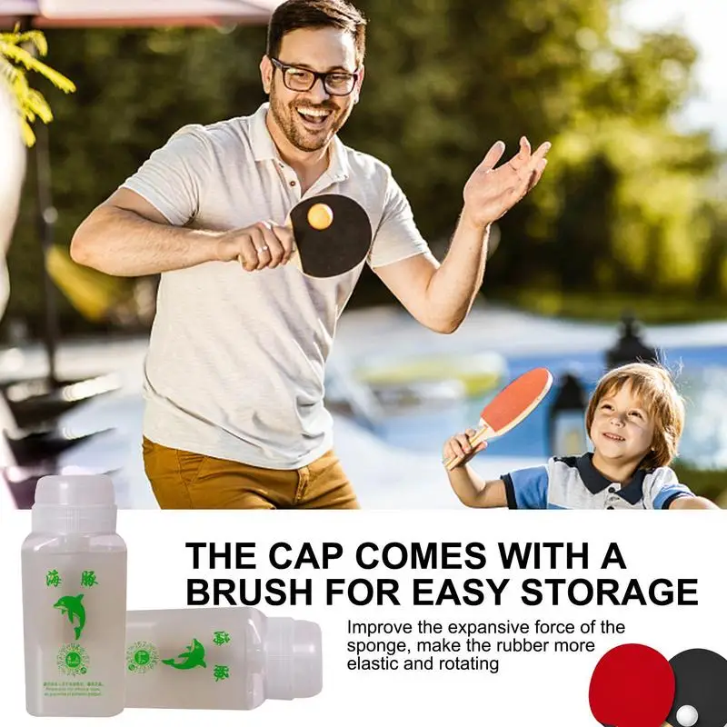 250ML ตารางเทนนิสความเร็วกาวฟองน้ํา Booster Effect Tune ตารางเทนนิสกาวแร็กเก็ตใบมีดกาว