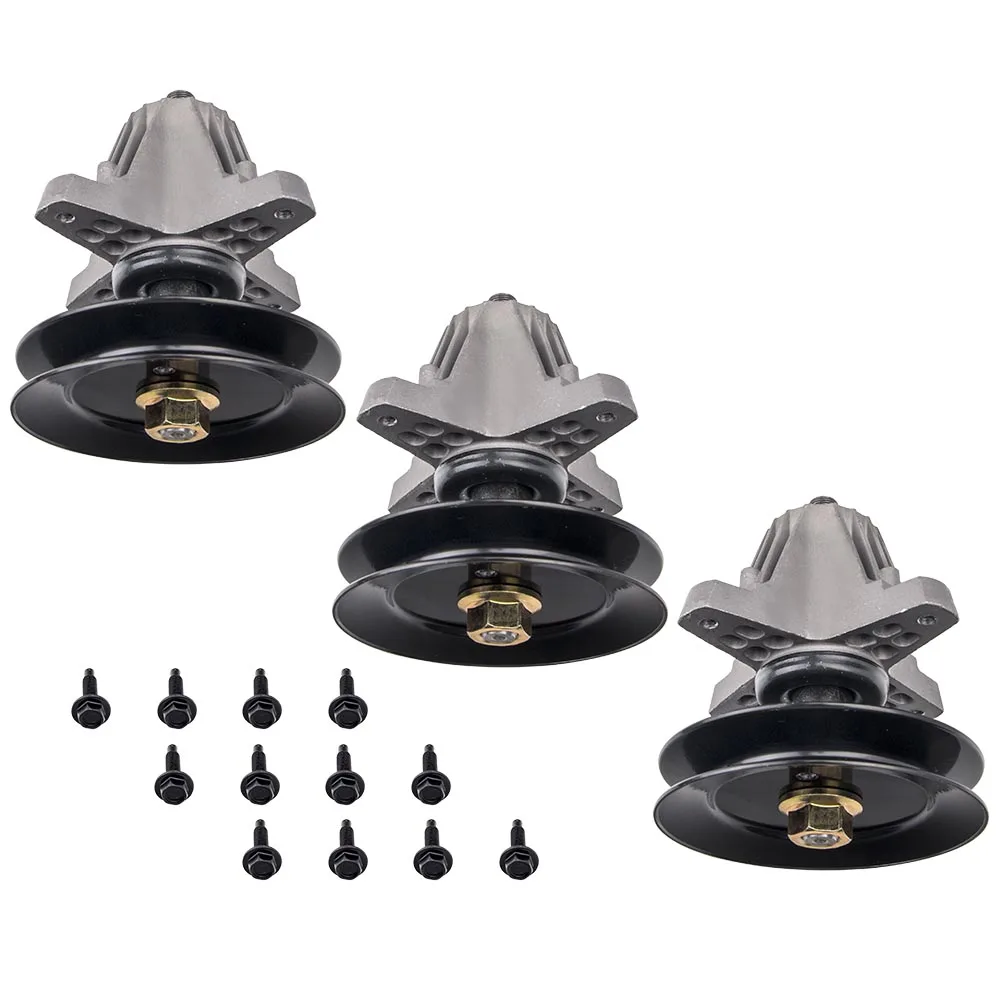 

3 Pcs Lawn Spindle Assembly for MTD Cub Cadet 54" Deck 618-06978 918-06978
