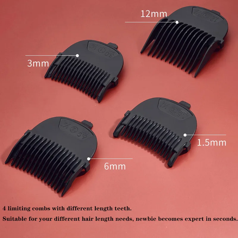 مجموعة أدوات تشذيب الشعر الذاتية من Shortcut Pro، ماكينة حلاقة كهربائية لاسلكية مقاومة للماء للرأس واللحية والجسم