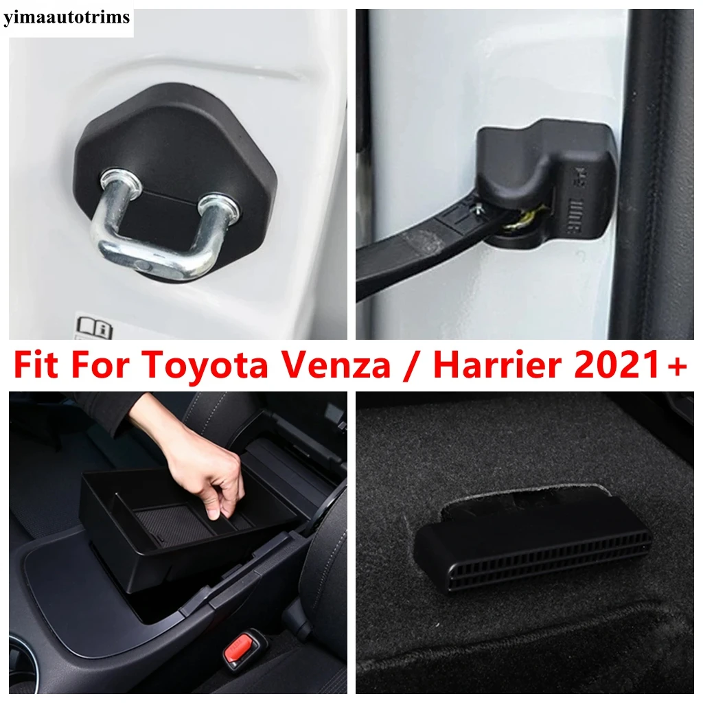 

Door Lock Limit Stopper / Armrest Storage Box / Seat AC Air Vent Dust Cover Accessories For Toyota Venza / Harrier 2021 - 2024