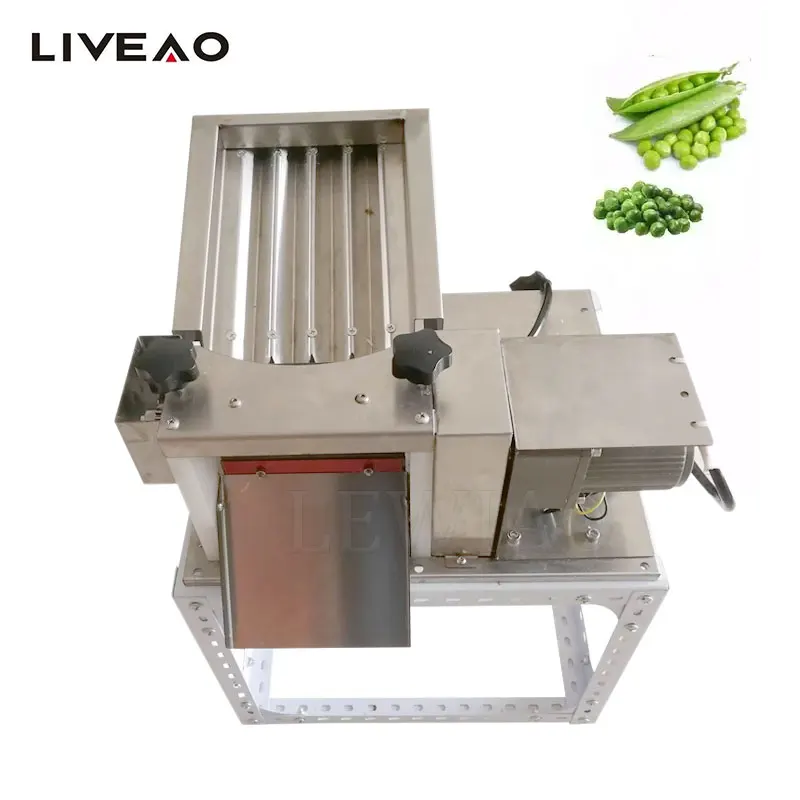 

Stainless Steel 50kg/h Bean Pea Sheller Shelling Peas And Beans Husking Machine