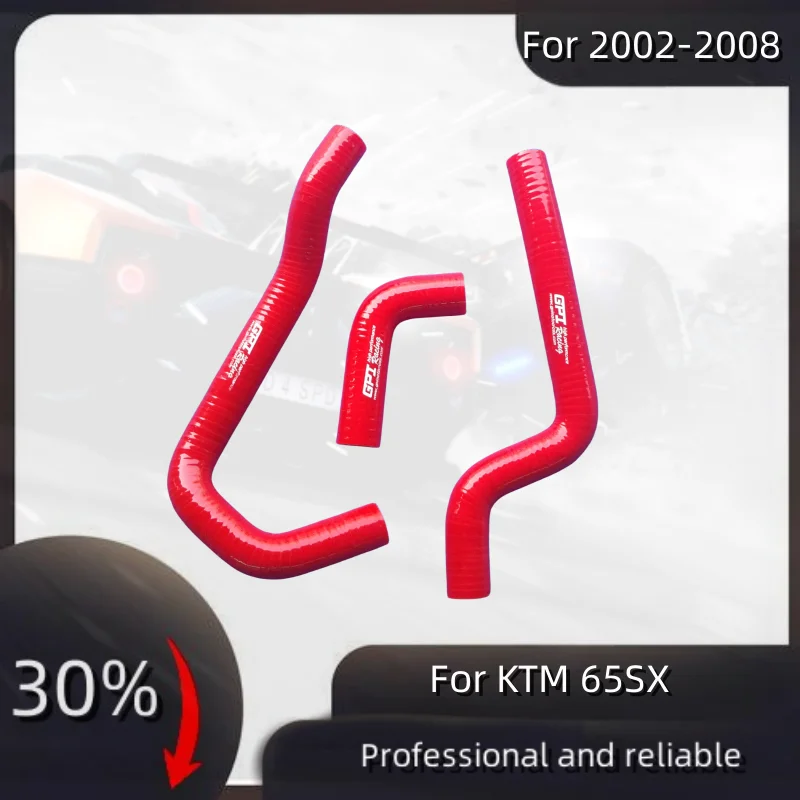 

For KTM 65SX 2002-2008 65 SX Silicone Radiator Hose Pipe Tube Kit 2002 2003 2004 2005 2006 2007 2008