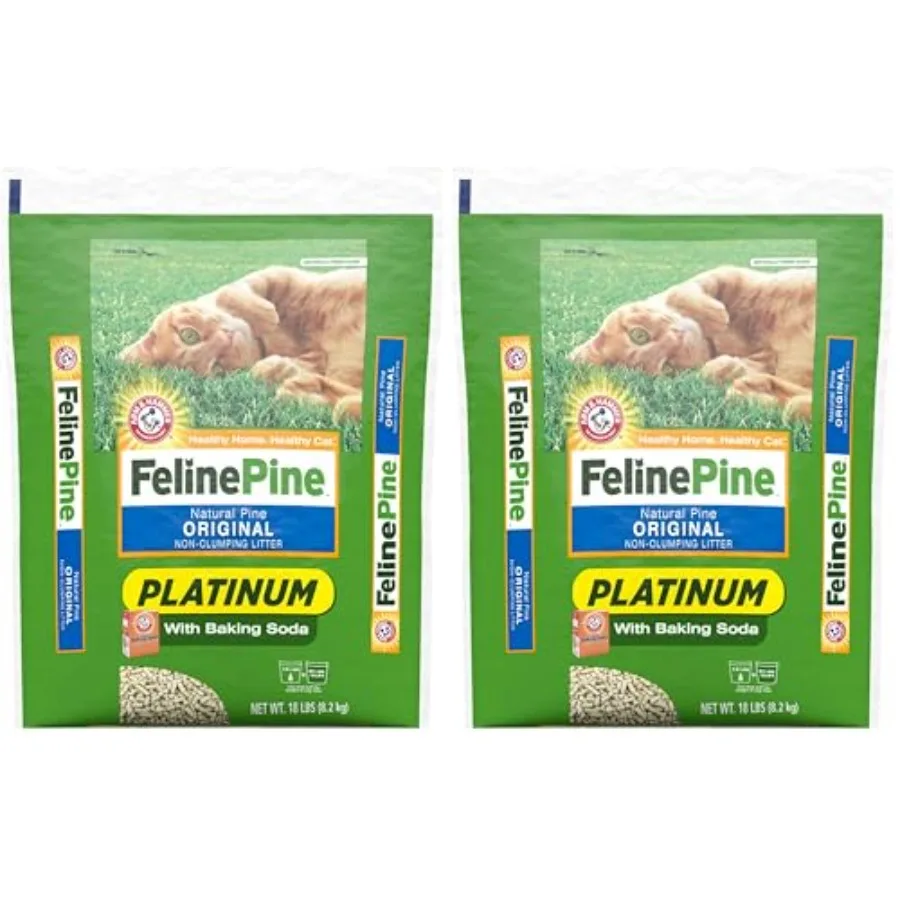 

Некомкующийся наполнитель для кошачьего туалета Feline Pine Platinum Feline Pine Cat Litter