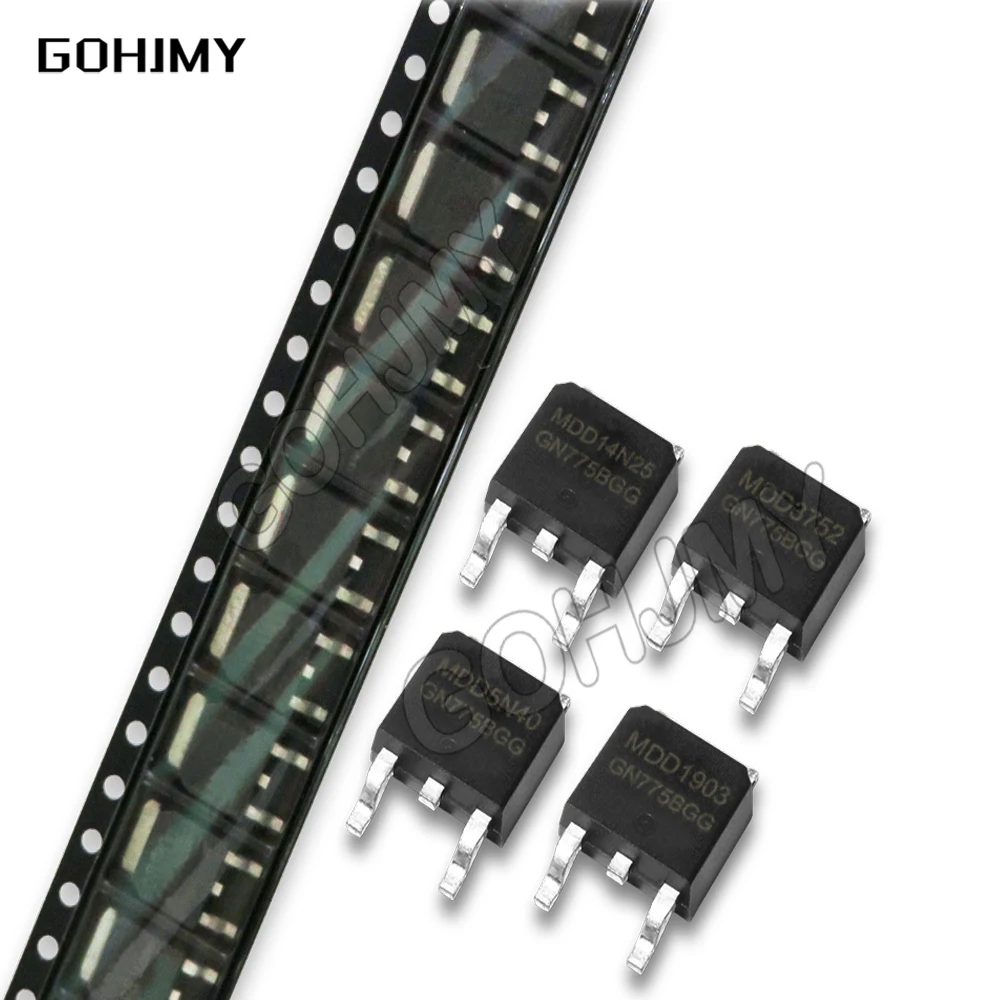 10pcs  MDD70R900P 70R900P TO-252 MDD5N40 5N40 MDD3752 MDD1903 MDD14N25 14N25 MDD3752RH MDD5N40RH MDD1903RH
