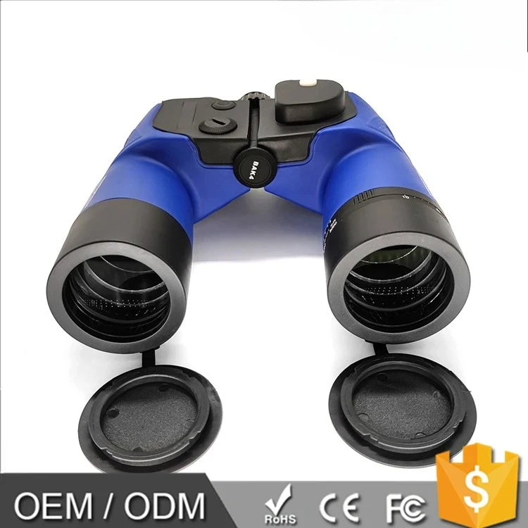 New Cheap 7x50 Navy Blue Navigation Marine Binoculars With Compass