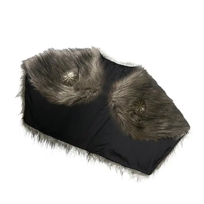 

Зимние тематические тему искусственные меха Шаль костюм плащ для путешествия. Основной аксессуар H7EF