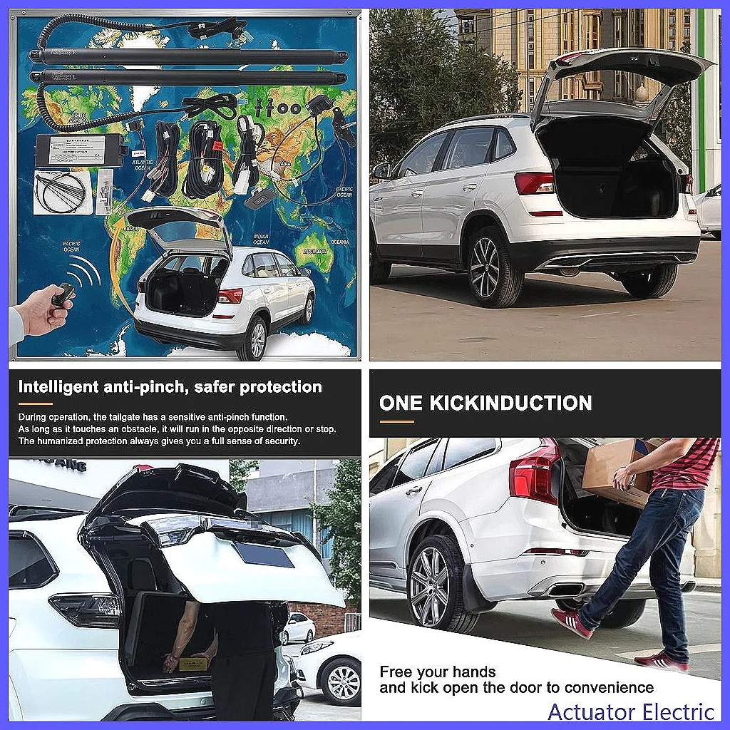 

Electric Tailgate Lift for Skoda KAMIQ 2018+, Anti-Pinch Waterproof Power Trunk Closer with Height Memory