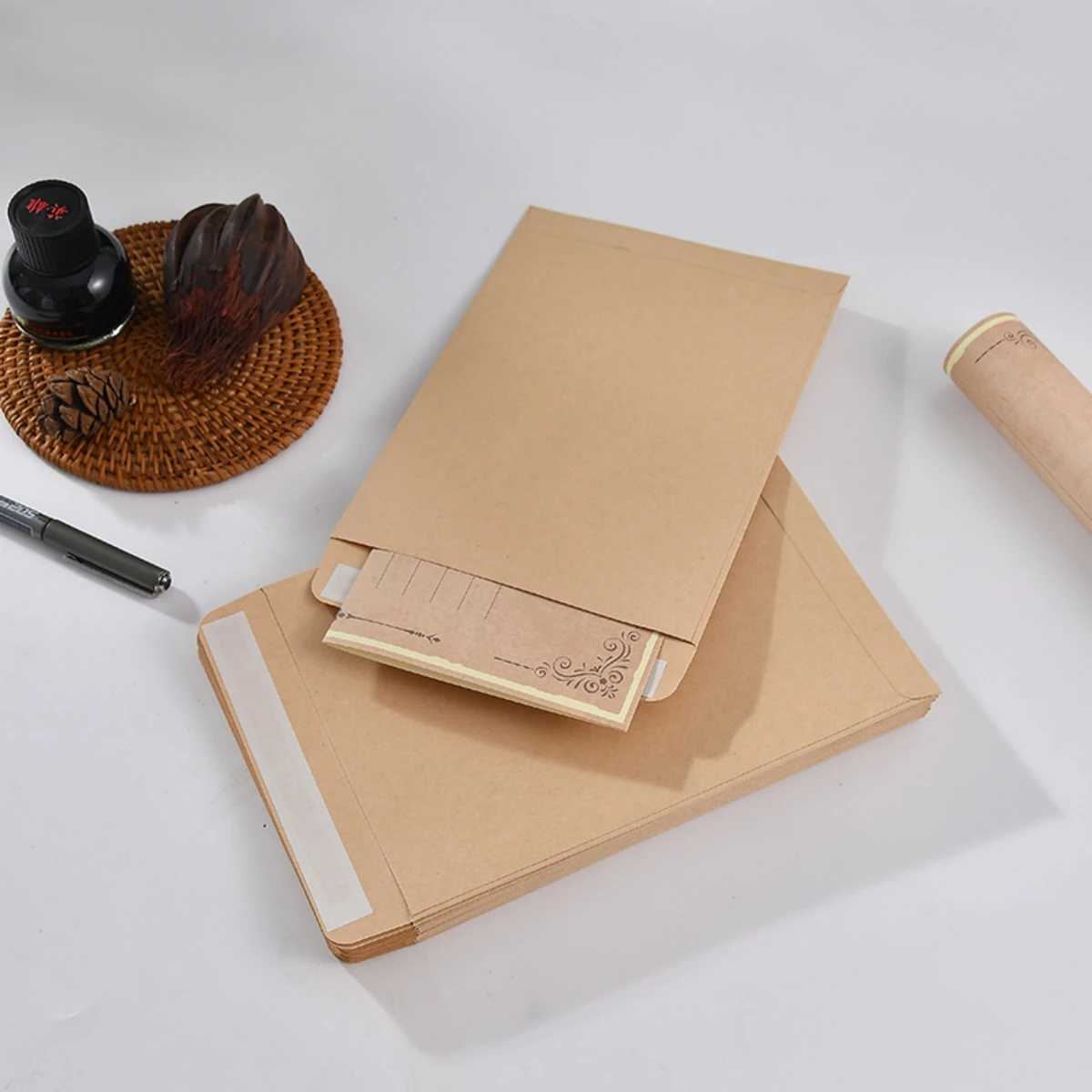 20/50/100PCS Kraft Paper Cash Envelopes, Self Seal Money Envelopes for Budgeting, Savings, Gifts & Daily Use