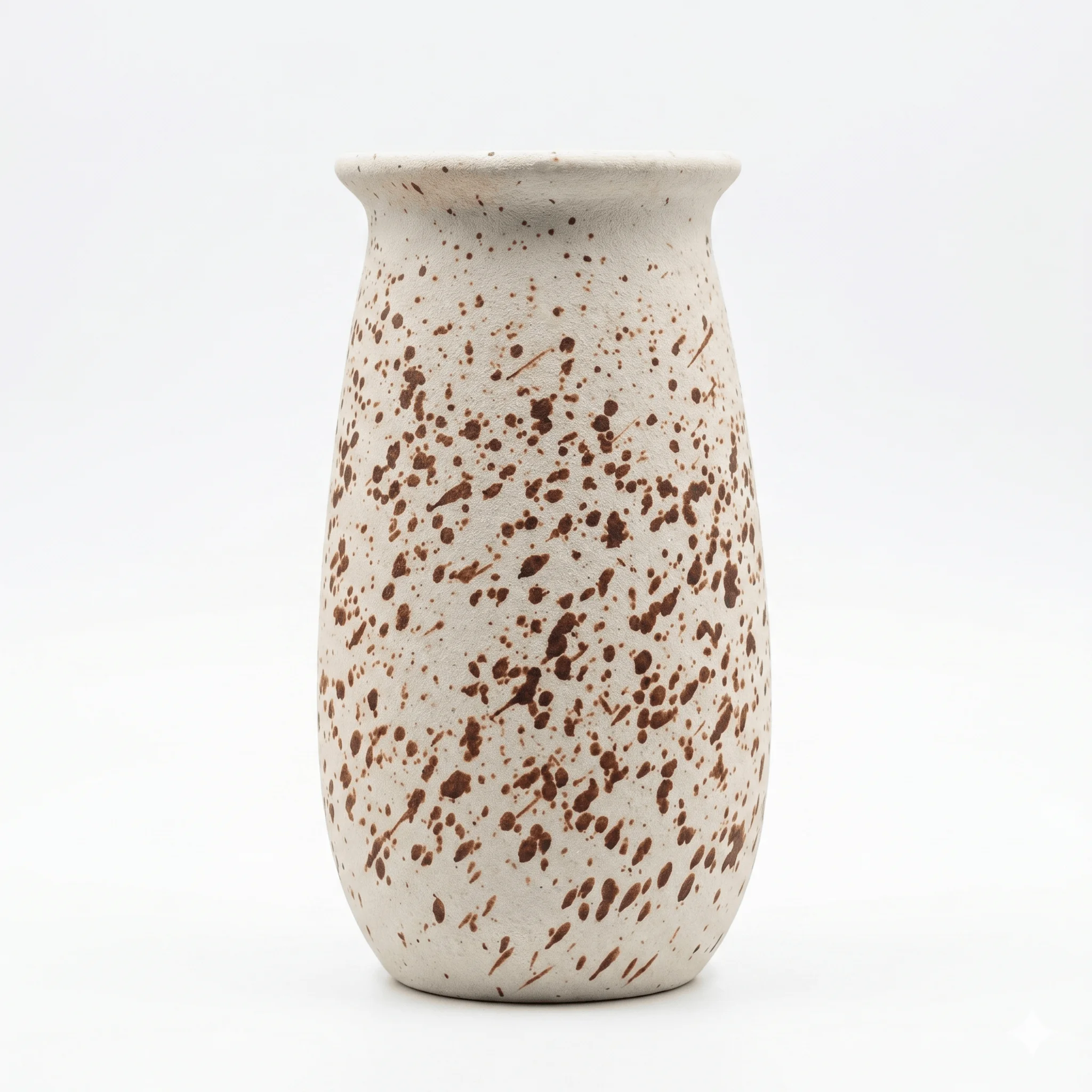 

2026 Elegant Ceramic Vase Handmade Speckled Texture Flower Pot Minimalist Home Decor Entryway Accent Retro Aesthetic Potter