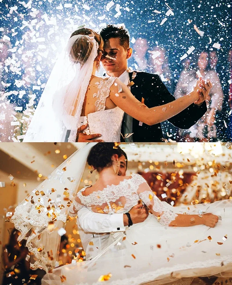 Wholesale RGB LED 1200W DMX Electric Remote Control Party Confetti Cannon Machine Wedding Confetti Jet Colorful Paper