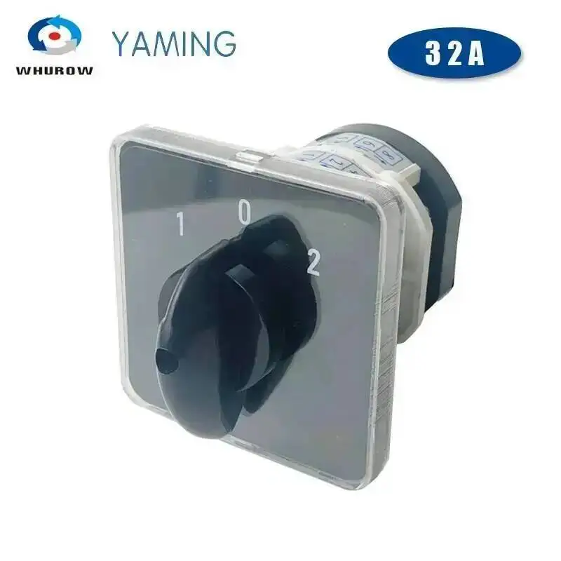 YMZ12-32/2 Rotary Cam Switch Knob Universal Combination Manual Electrical Changeover Selector 690V 2 Levels LW31-32A