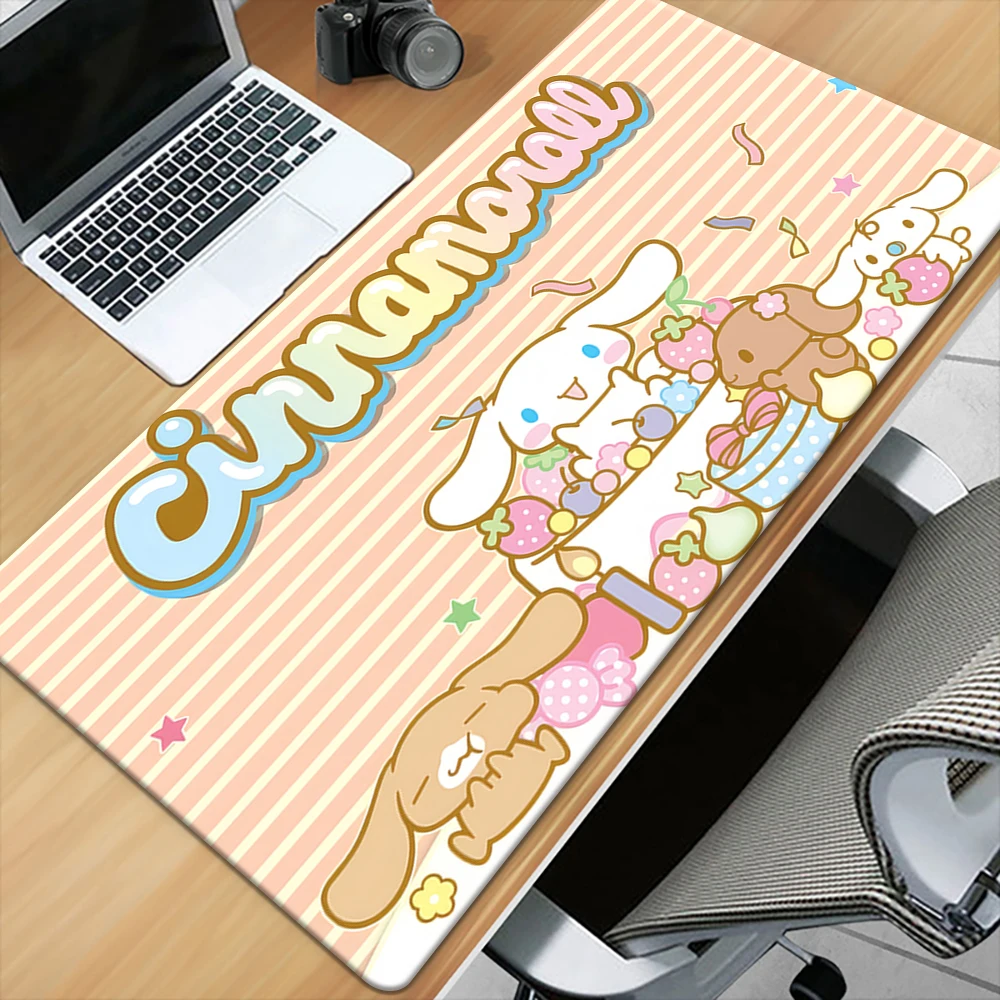 Sanrio cinnamoroll cartoon cute pattern Mouse Pad,table mat,Keyboard Gaming Accessories,Computer,gamer necessity,decoration