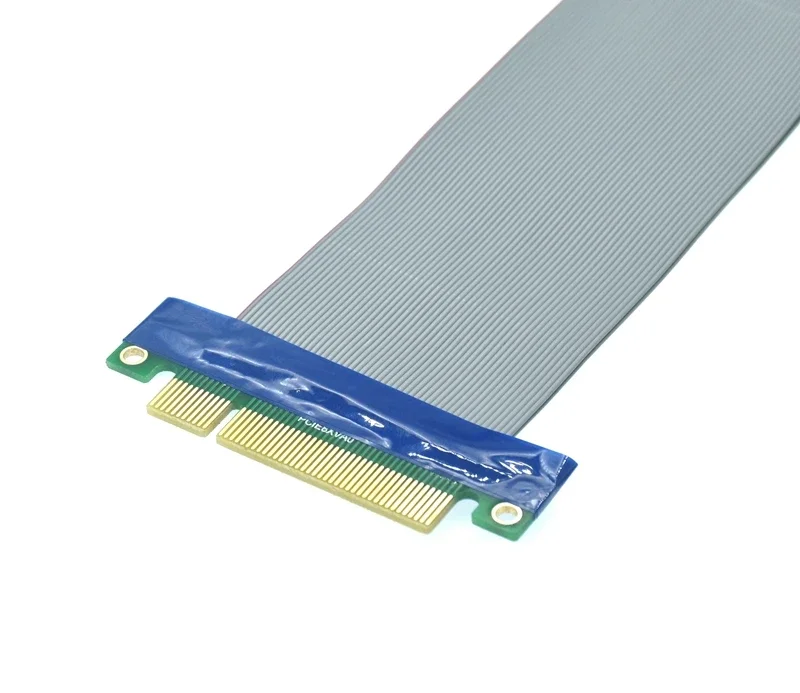 Karta rozszerzeń PCI Express PCIE Riser Card Extender PCI E 8X do 16X, adapter PCI-E Riser, przedłużacz PCIe X8, pozłacana, do kopania BTC — zdjęcie 4