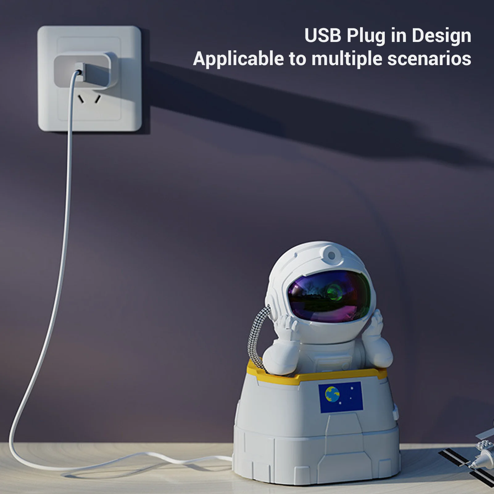 LED ستار العارض أباجورة سمّاعات بلوتوث أجواء ضوء الليل لغرفة النوم ستار العارض لغرفة النوم