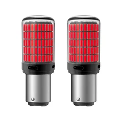 2 шт. BA15S P21W BAU15S PY21W 1157 BAY15D P21/5W W21W T25 7443 3157 лампа поворота Canbus Светодиодная янтарно-желтая 4014 чипсет 150SMD
