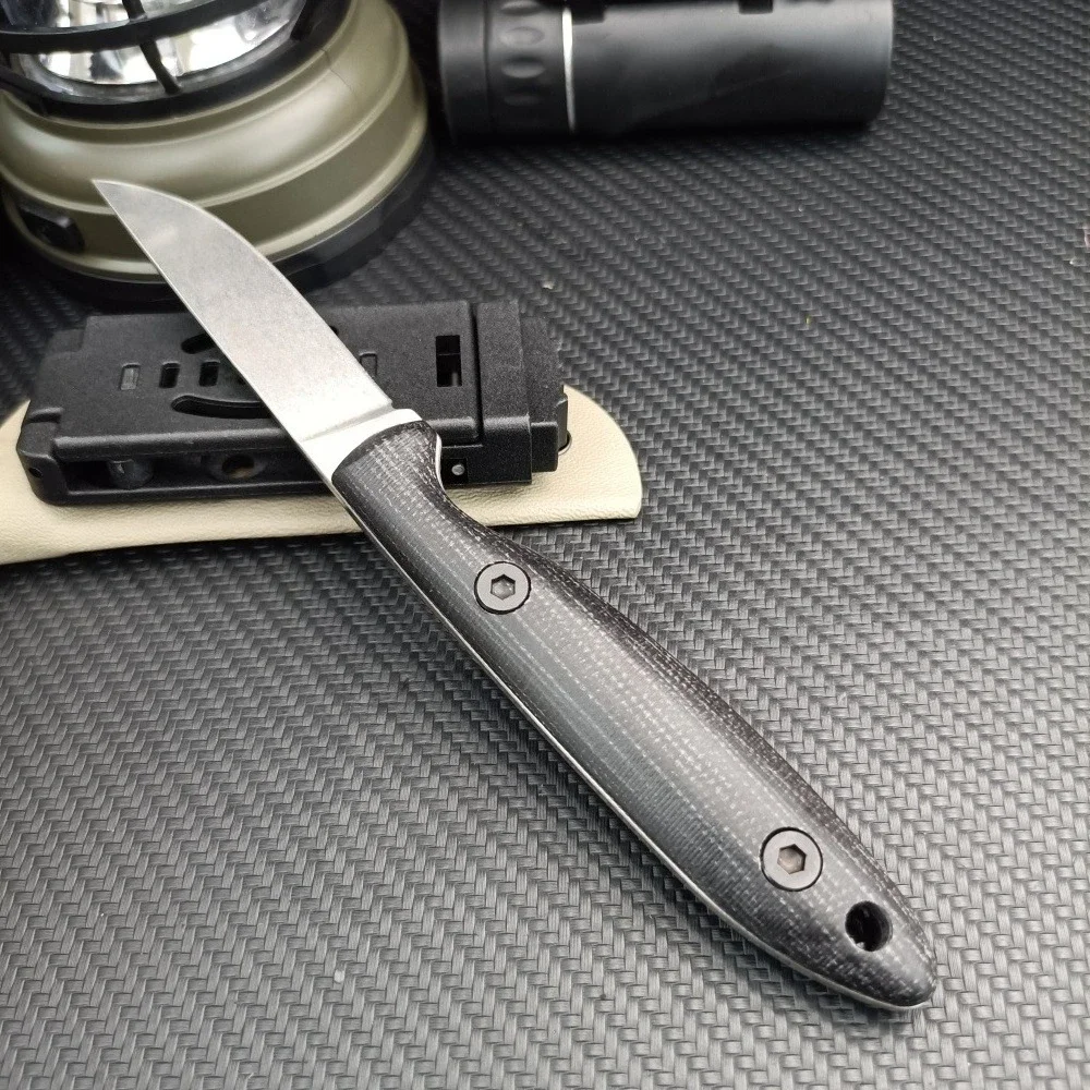 المحمولة عالية الصلابة خفيفة الوزن المحمولة مستقيم سكين البرية الصيد الغابة استكشاف المشي لمسافات طويلة أداة EDC متعددة الوظائف #2