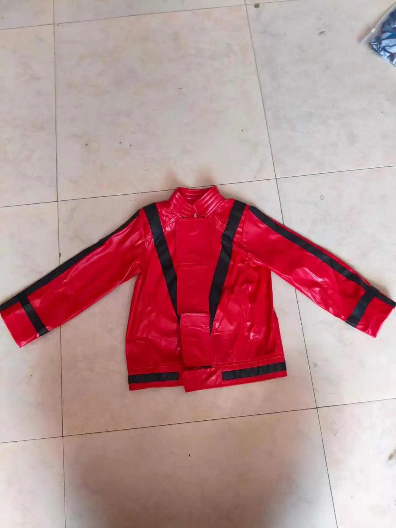 Halloween Boys Retro Singer Striped Jacket Kids Party Stage Cosplay Outerwear view 2
