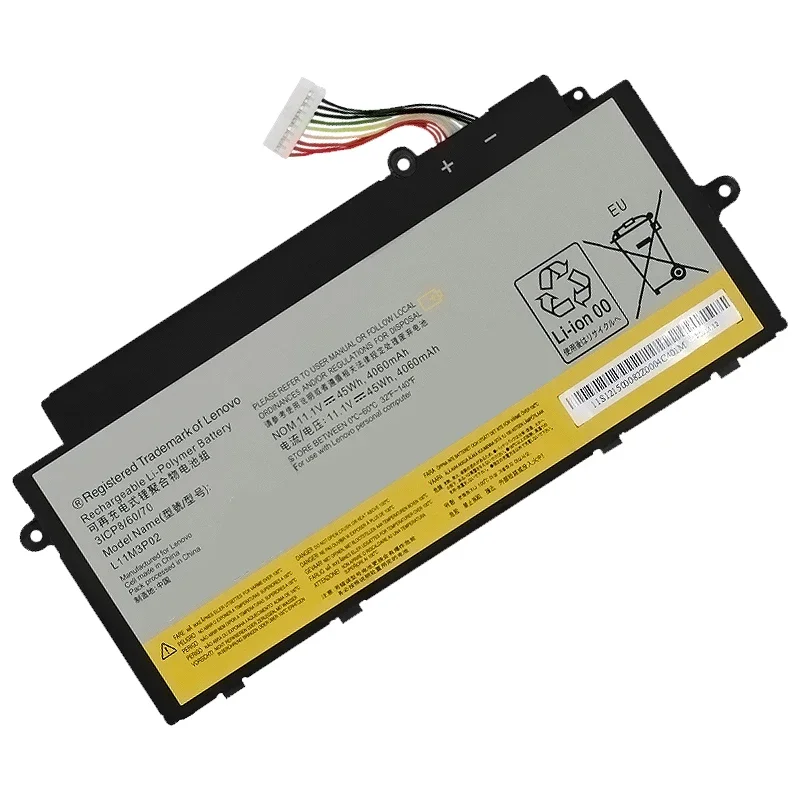 11.1V 45Wh New Laptop Battery for Lenovo IdeaPad U31 U510 L11L6P01 L11M3P02 Touch 3ICP40/61/69-2