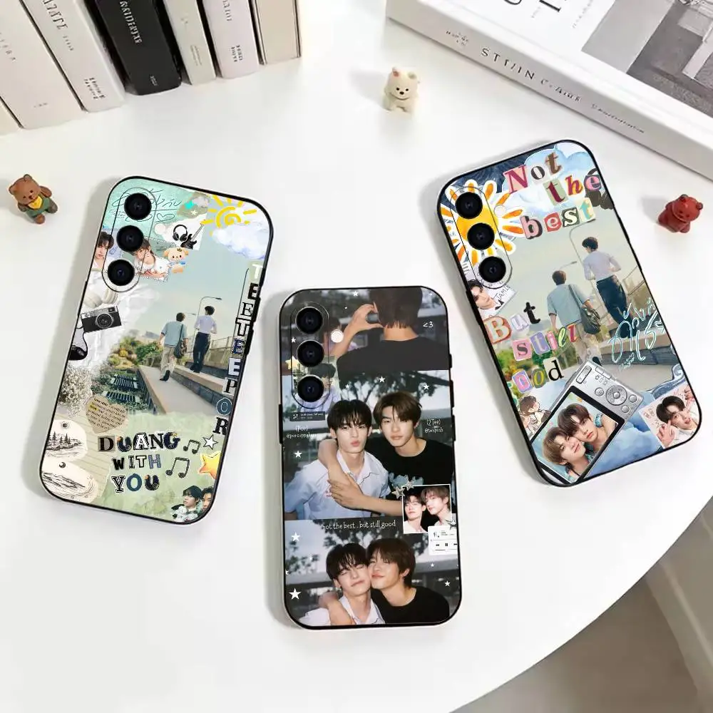 Thai BL Drama Duang with You  Soft Silicone phone Case for Samsung Galaxy A73//A72/A70/A53/A52/A51 - Black